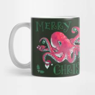 Christmas Octopus Mug